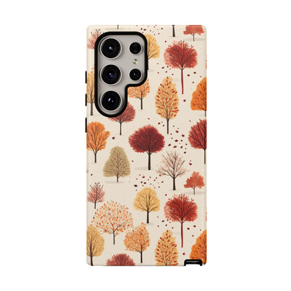 Gradient Grove: Autumn's Diverse Palette - Tough Phone Case