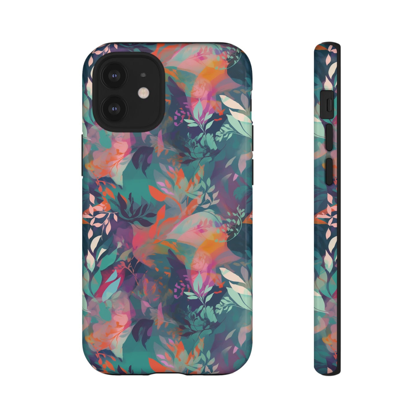 Botanical Bliss - Stylized Abstract Flower Design Tough Phone Case