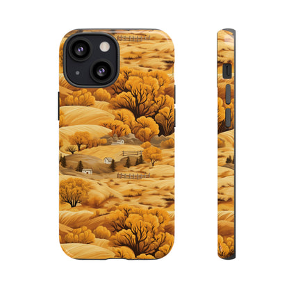 Rural Rhapsody: Early Autumn Farm Tales - Tough Phone Case