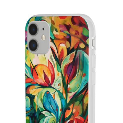 Spring Flourish Phone Case - Artistic Floral Elegance - Spring Collection - Flexi Cases Phone Case Pattern Symphony   