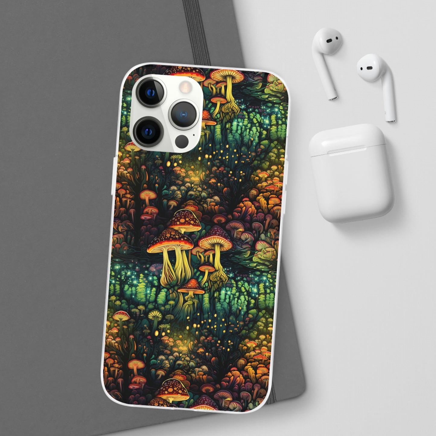 Neon Hallucinations: An Illumulated Autumn Spectacle - Flexible Phone Case