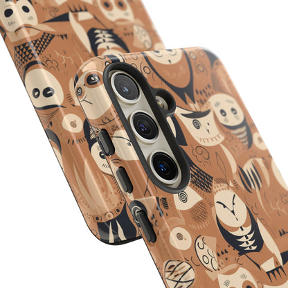 Abstract Owl - Phone Case