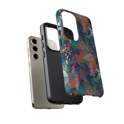 Botanical Bliss - Stylized Abstract Flower Design Tough Phone Case