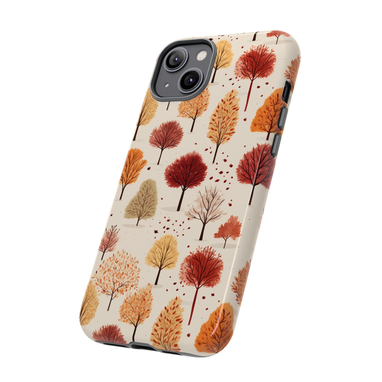 Gradient Grove: Autumn's Diverse Palette - Tough Phone Case