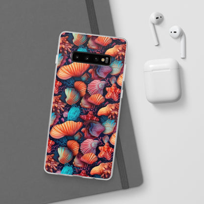 Vibrant Shallow Seascape - Flexible Phone Case Phone Case Pattern Symphony Samsung Galaxy S10 Plus  