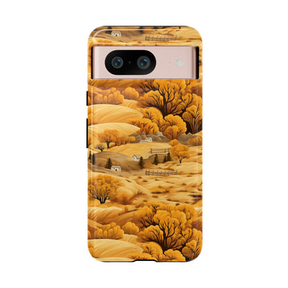 Rural Rhapsody: Early Autumn Farm Tales - Tough Phone Case