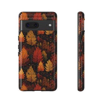 Bronzed Forest: A Chromatic Landscape - Tough Phone Case