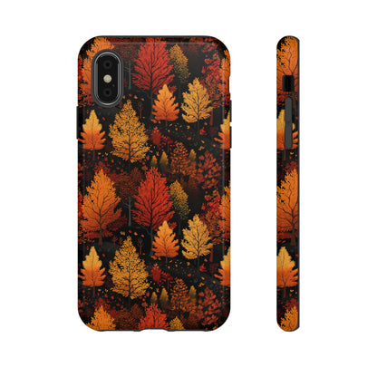 Bronzed Forest: A Chromatic Landscape - Tough Phone Case