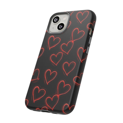 Neon Heartbeat - Phone Case