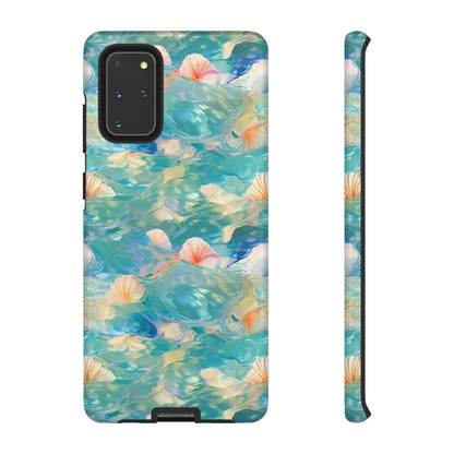 Watercolour Seashell Wonders - Protective Tough Phone Case