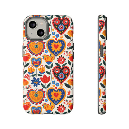 Whimsical Hearts - Phone Case