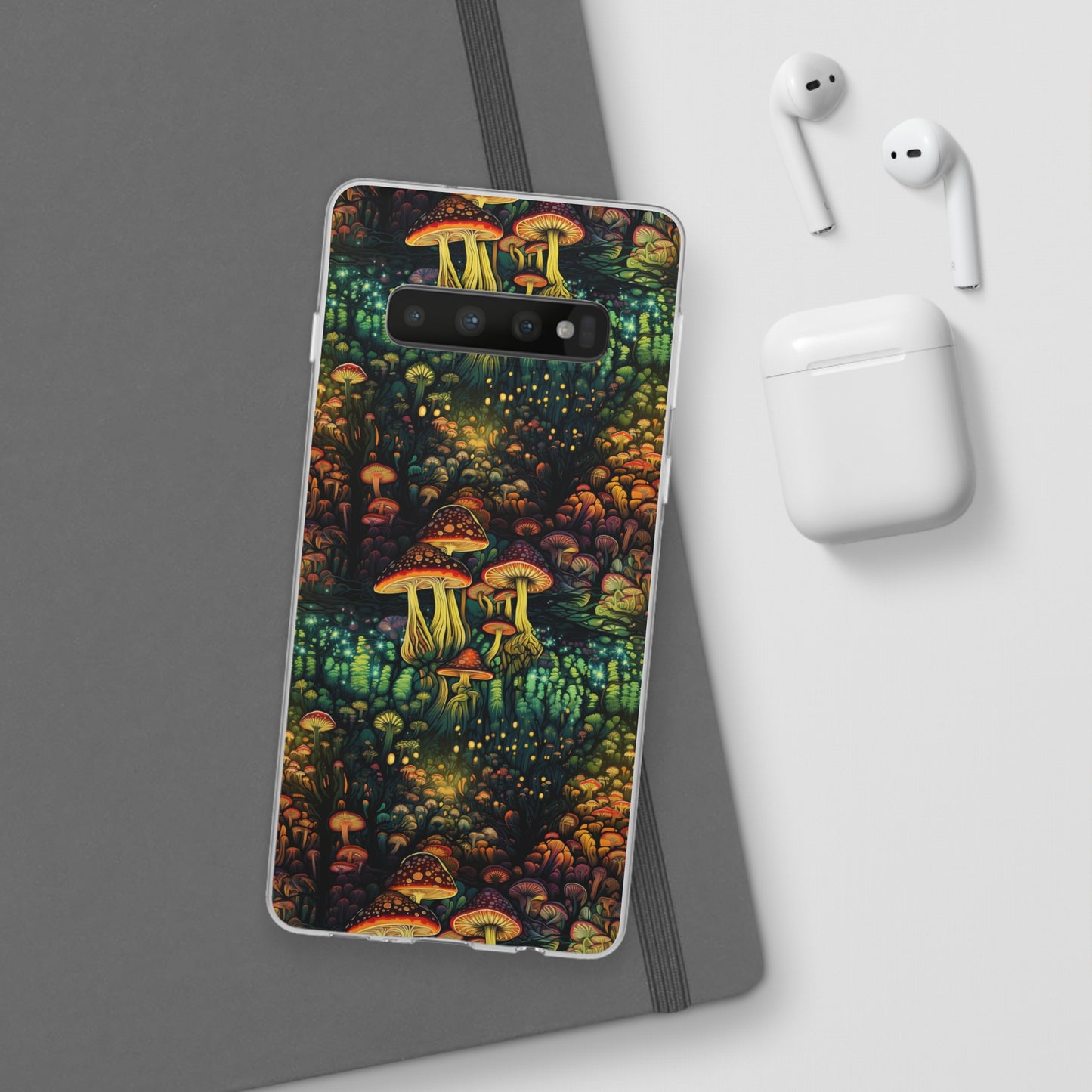 Neon Hallucinations: An Illumulated Autumn Spectacle - Flexible Phone Case