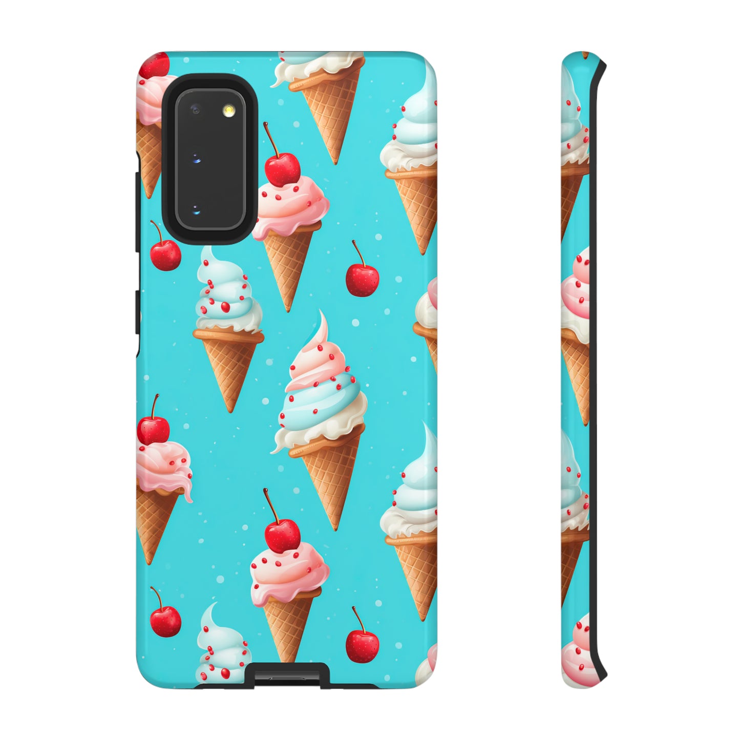 Sundae Funday - Ice Cream Cone Pattern Phone Case - iPhone & Samsung Compatible Phone Case Pattern Symphony   