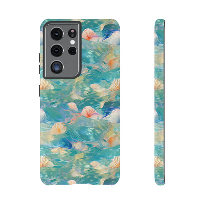 Watercolour Seashell Wonders - Protective Tough Phone Case