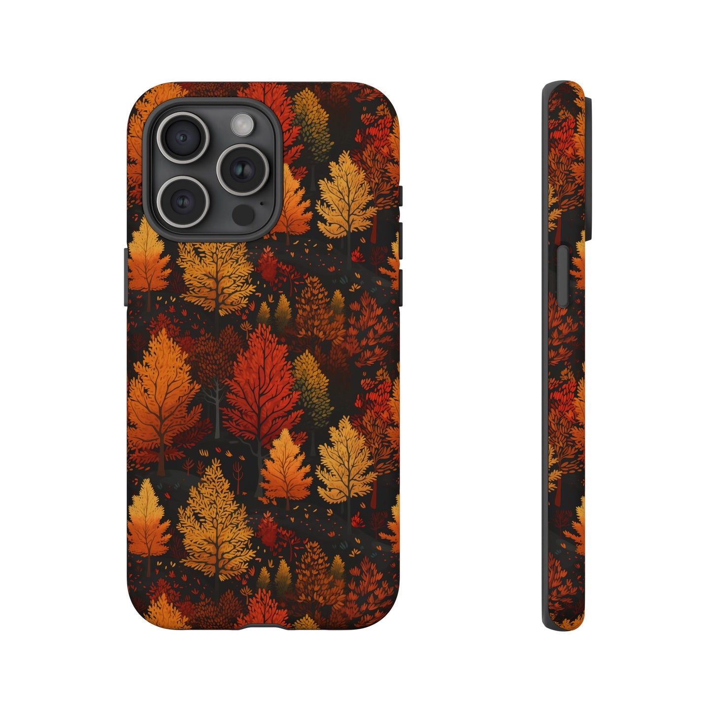 Bronzed Forest: A Chromatic Landscape - Tough Phone Case