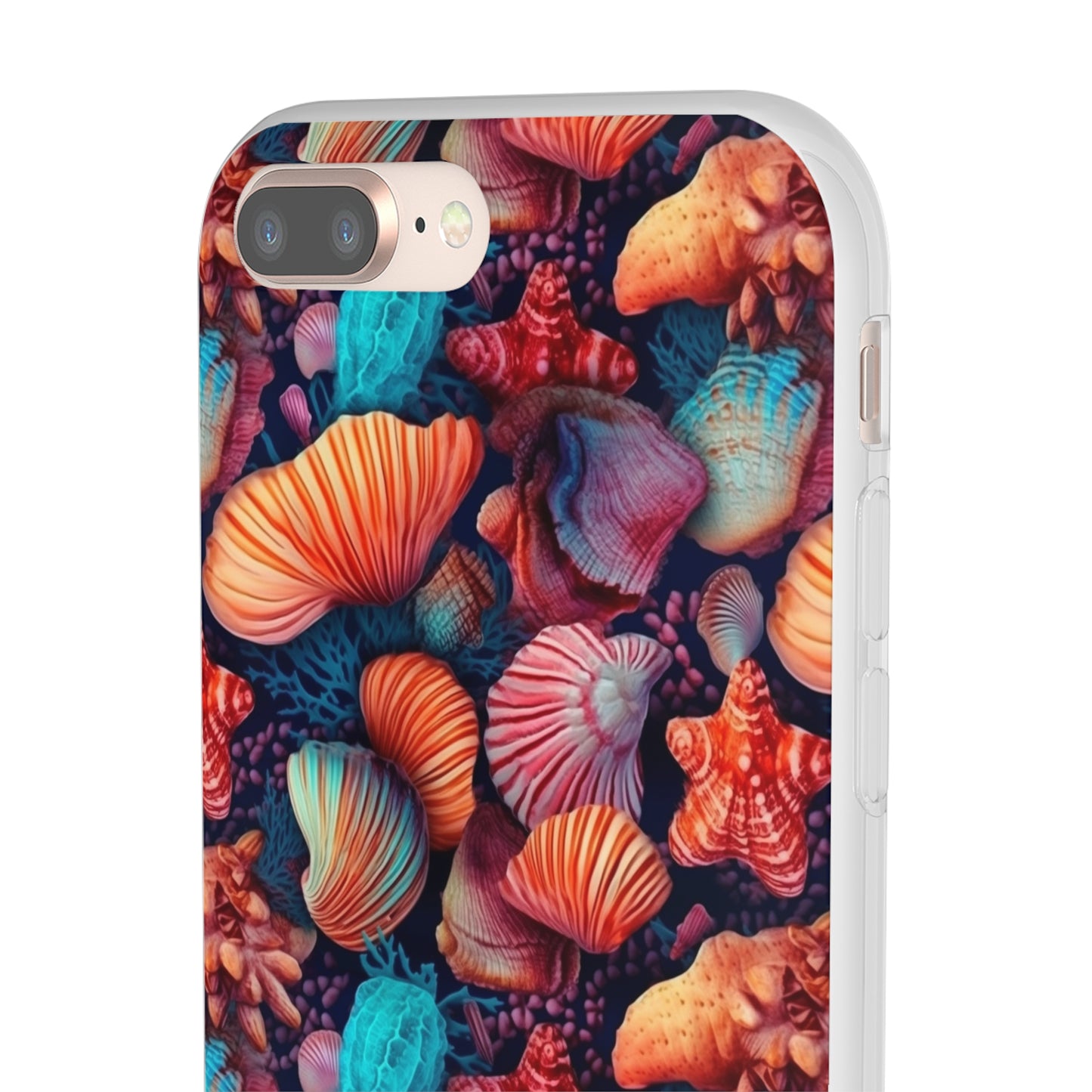 Vibrant Shallow Seascape - Flexible Phone Case Phone Case Pattern Symphony   