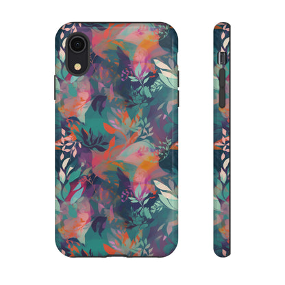 Botanical Bliss - Stylized Abstract Flower Design Tough Phone Case