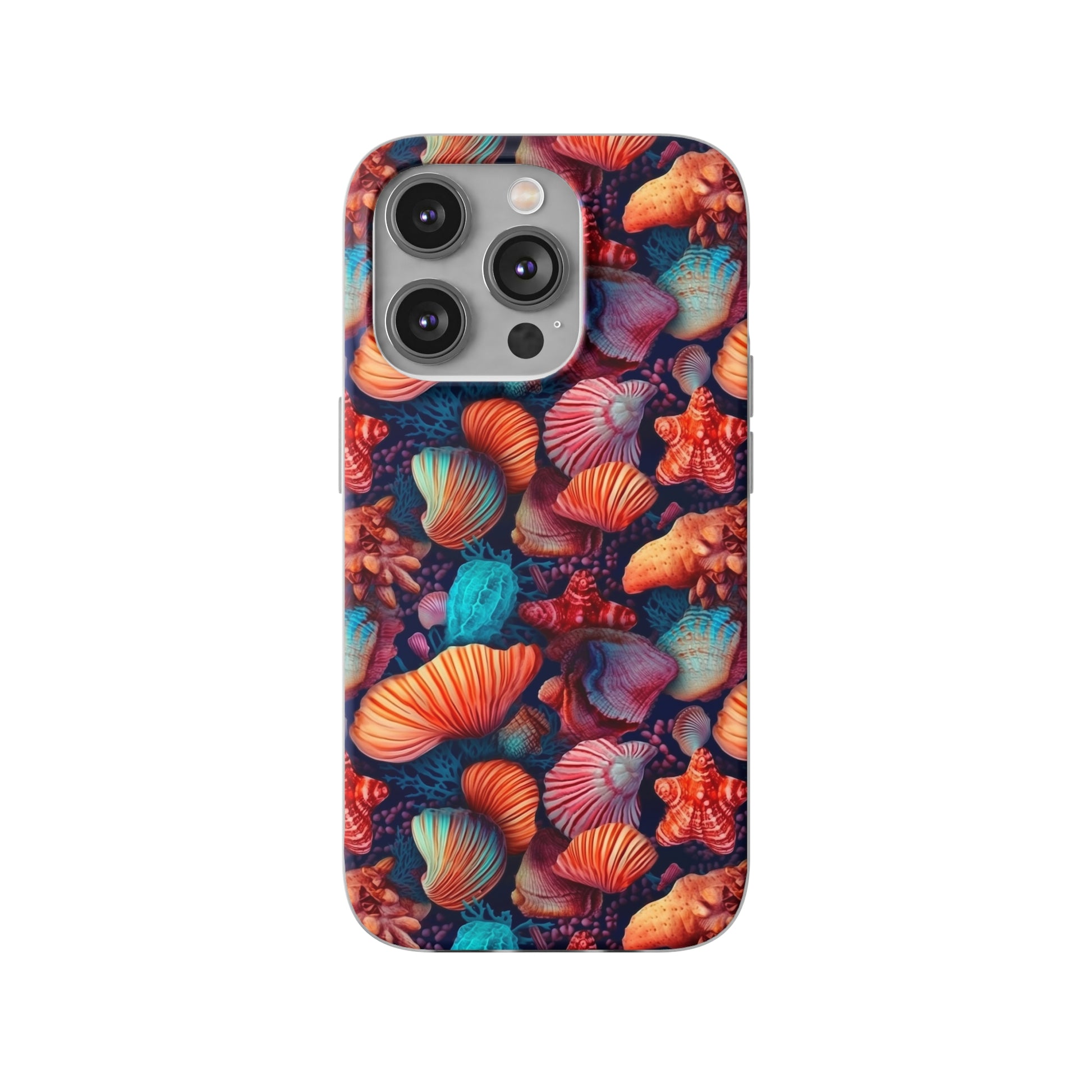 Vibrant Shallow Seascape - Flexible Phone Case Phone Case Pattern Symphony   