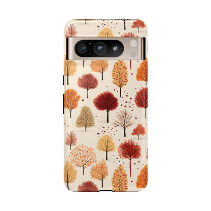 Gradient Grove: Autumn's Diverse Palette - Tough Phone Case