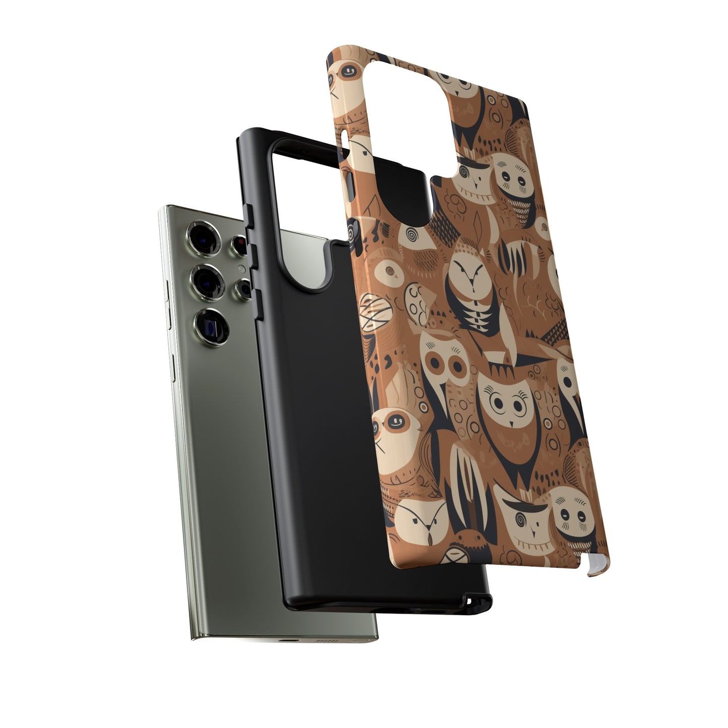 Abstract Owl - Phone Case