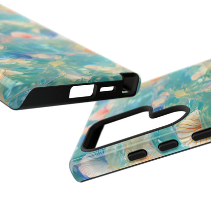 Watercolour Seashell Wonders - Protective Tough Phone Case