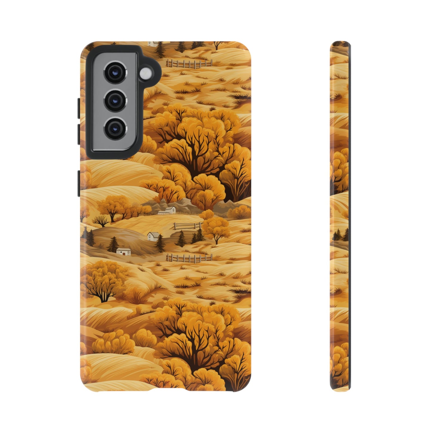 Rural Rhapsody: Early Autumn Farm Tales - Tough Phone Case