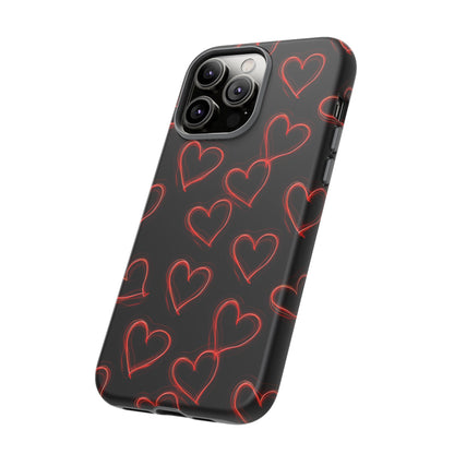 Neon Heartbeat - Phone Case