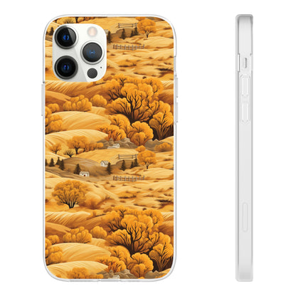 Rural Rhapsody: Early Autumn Farm Tales - Flexible Phone Case