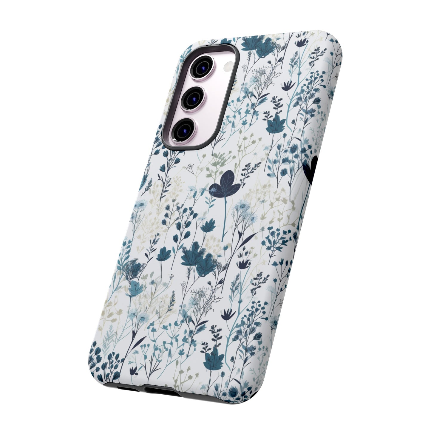 Serene Blue Wildflower - Phone Case