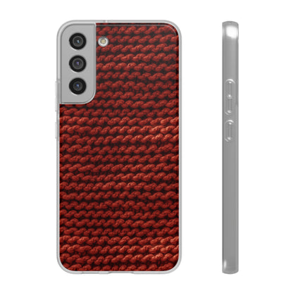 Autumn Yarn Chronicles - Warmth and Tradition in a Flexible Phone Case