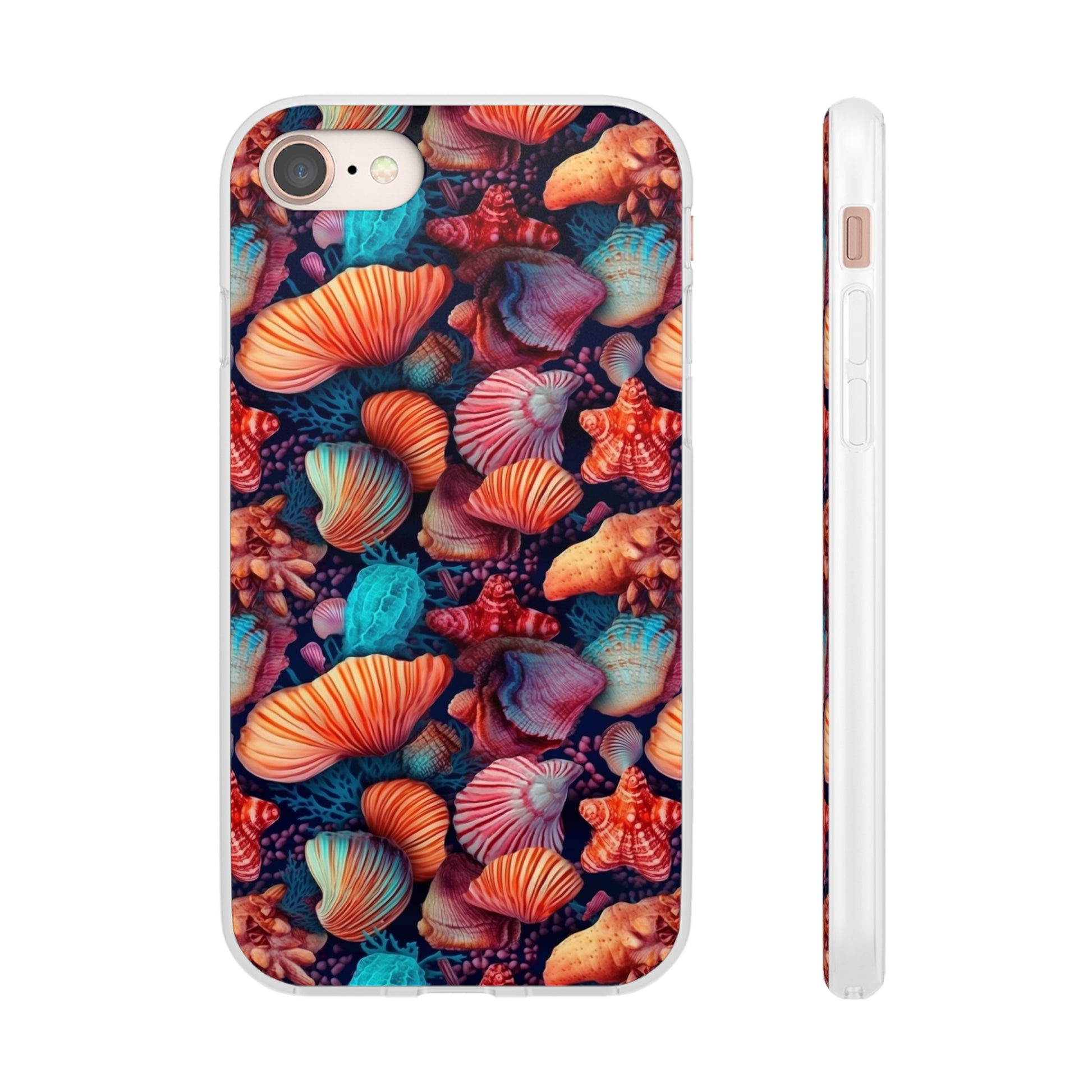 Vibrant Shallow Seascape - Flexible Phone Case Phone Case Pattern Symphony   