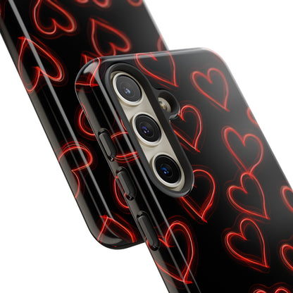 Neon Heartbeat - Phone Case