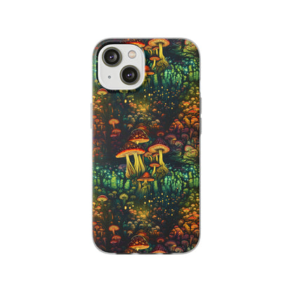 Neon Hallucinations: An Illumulated Autumn Spectacle - Flexible Phone Case