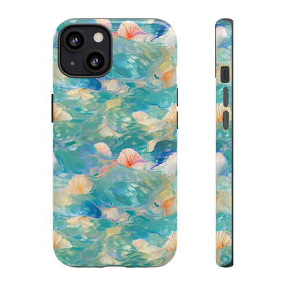 Watercolour Seashell Wonders - Protective Tough Phone Case