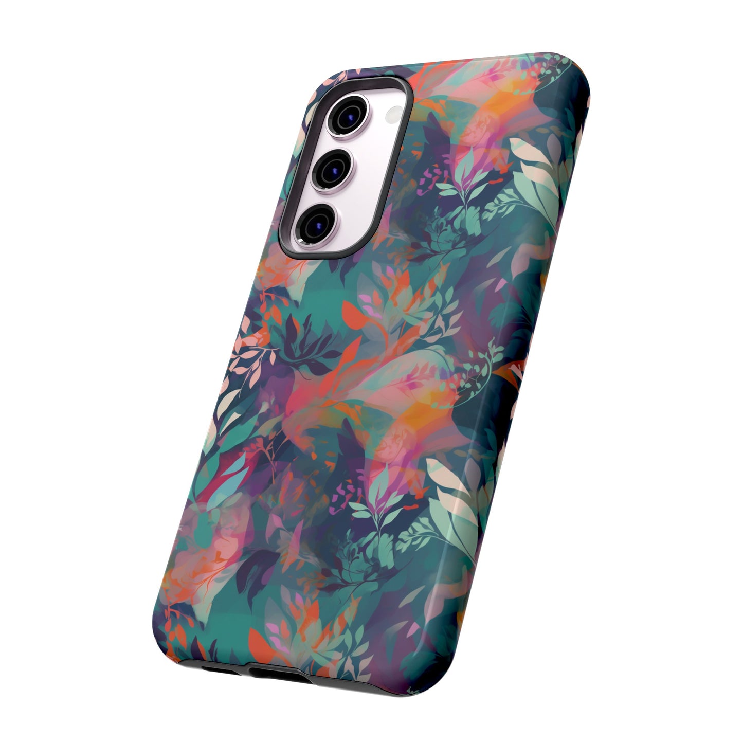 Botanical Bliss - Stylized Abstract Flower Design Tough Phone Case