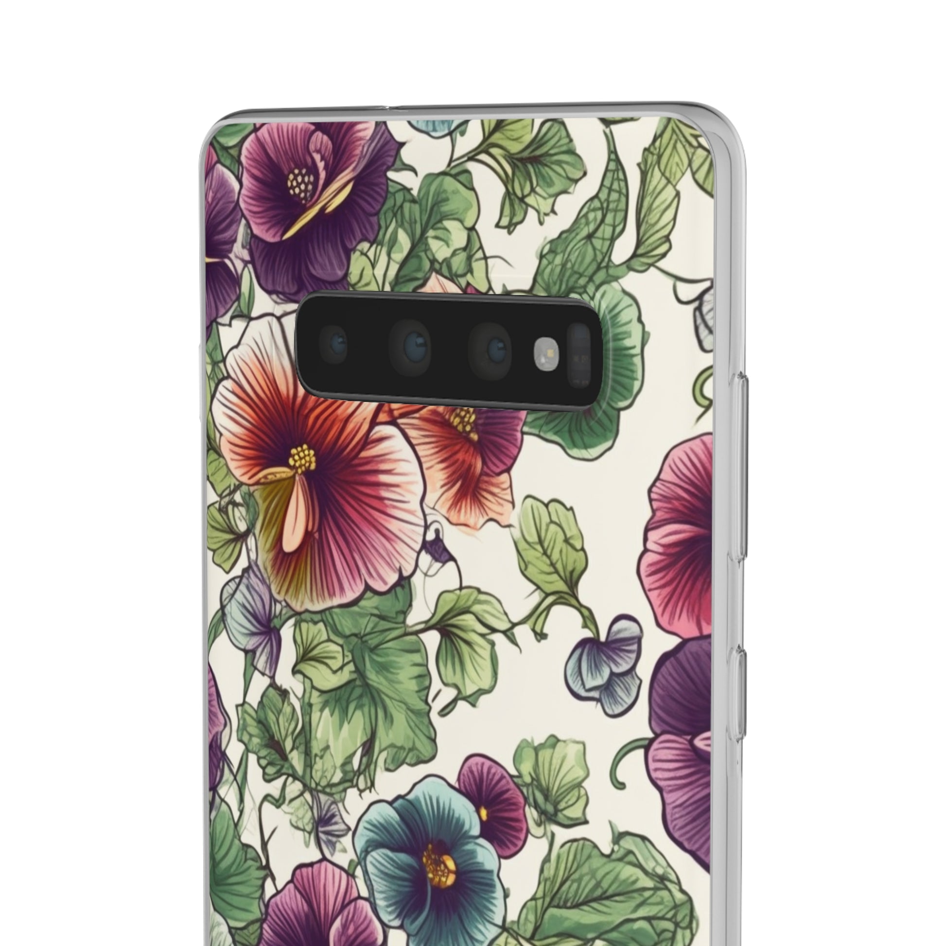 Watercolour Pansy Phone Case - Delicate Floral Elegance - Spring Collection - Flexi Cases Phone Case Pattern Symphony   