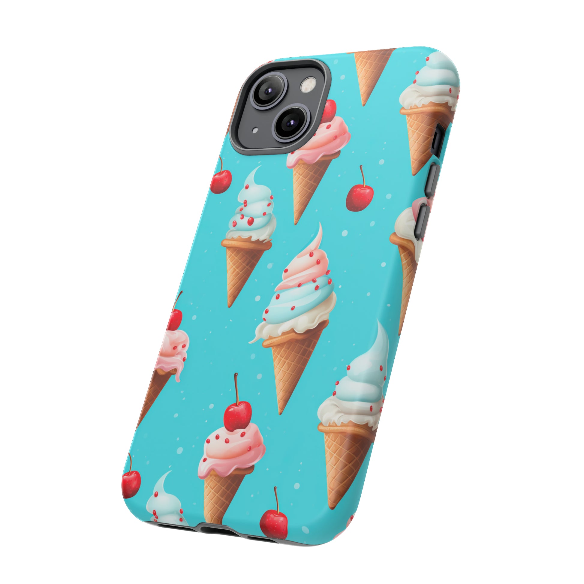 Sundae Funday - Ice Cream Cone Pattern Phone Case - iPhone & Samsung Compatible Phone Case Pattern Symphony   