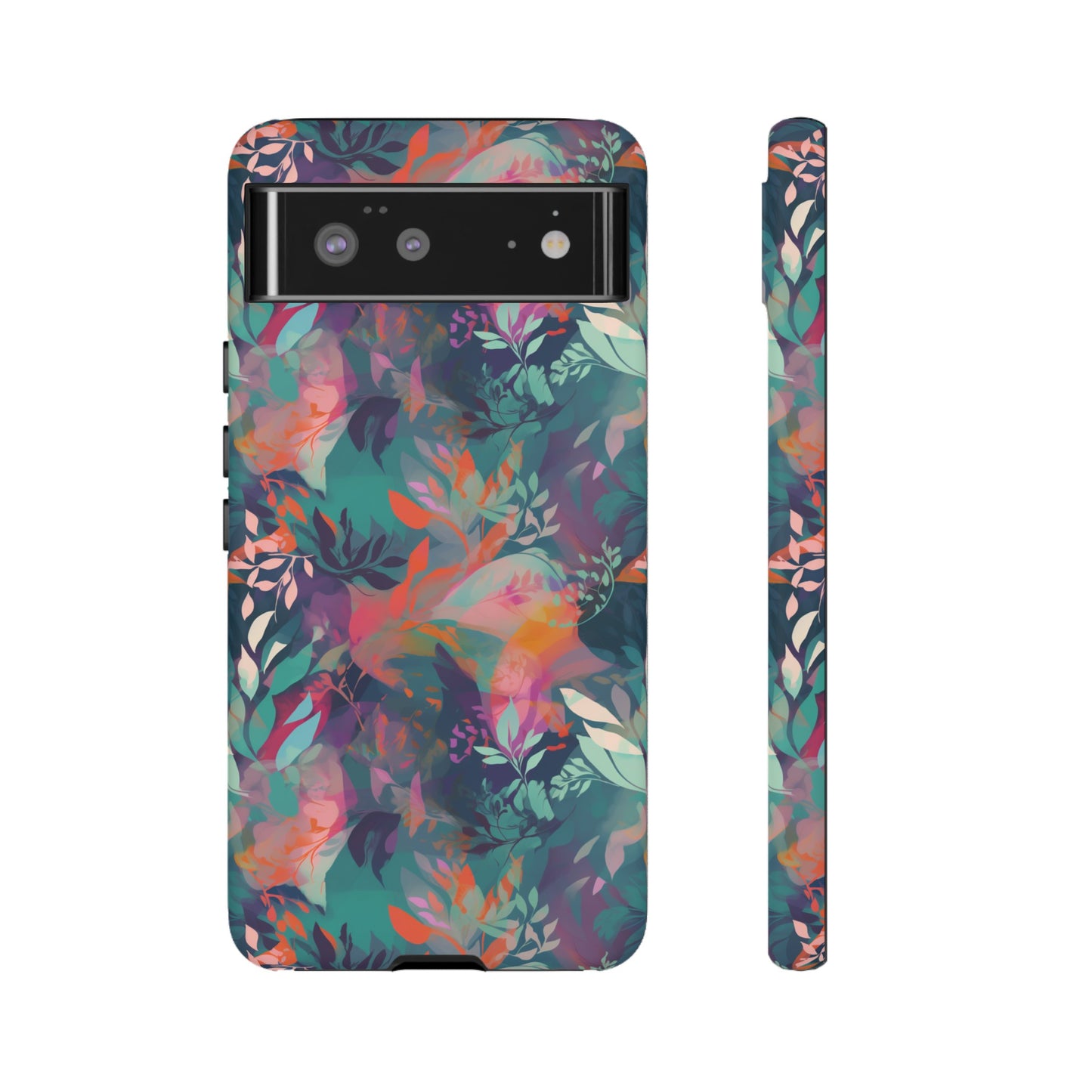 Botanical Bliss - Stylized Abstract Flower Design Tough Phone Case