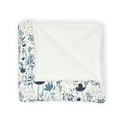 Serene Blue Wildflower - Sofa Throws