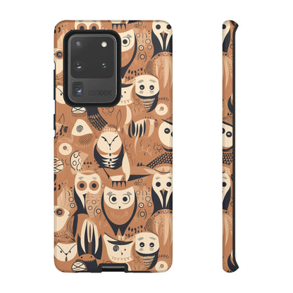 Abstract Owl - Phone Case