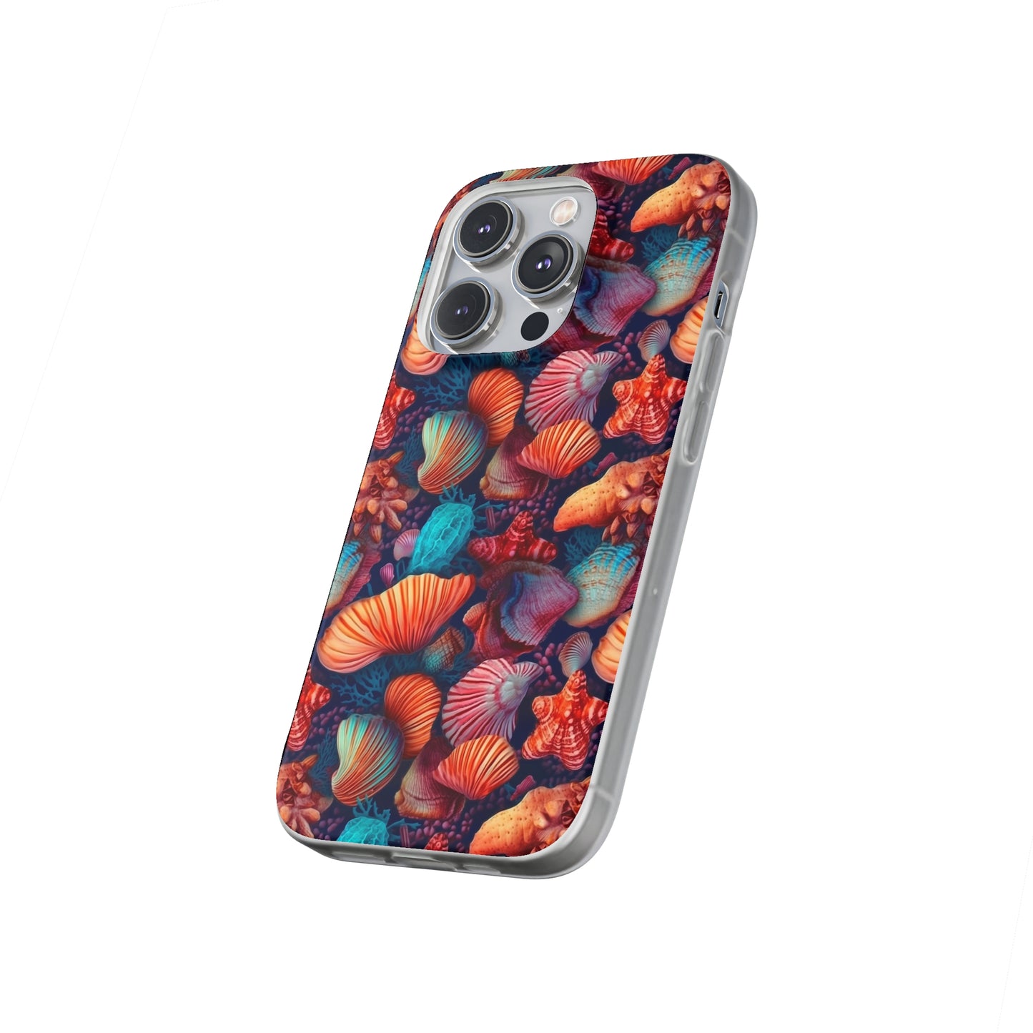 Vibrant Shallow Seascape - Flexible Phone Case Phone Case Pattern Symphony   