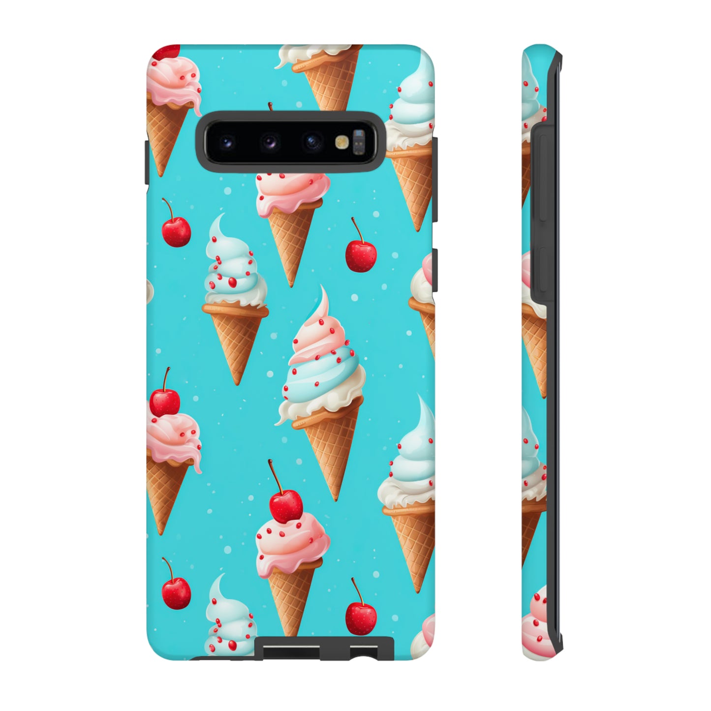 Sundae Funday - Ice Cream Cone Pattern Phone Case - iPhone & Samsung Compatible Phone Case Pattern Symphony   