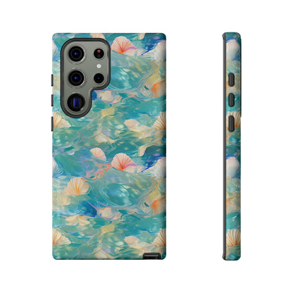 Watercolour Seashell Wonders - Protective Tough Phone Case