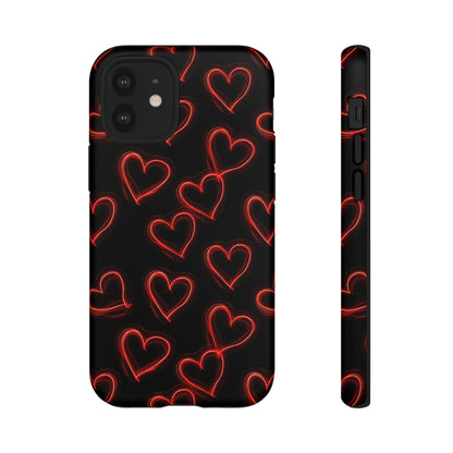 Neon Heartbeat - Phone Case