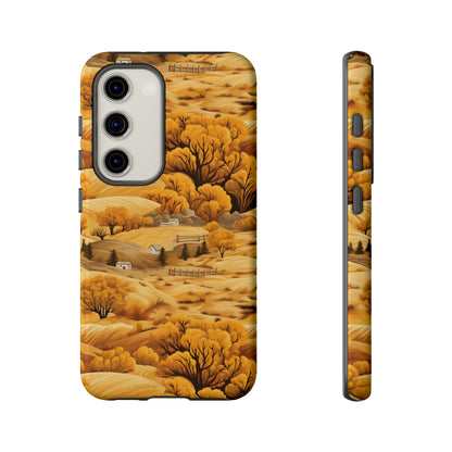 Rural Rhapsody: Early Autumn Farm Tales - Tough Phone Case