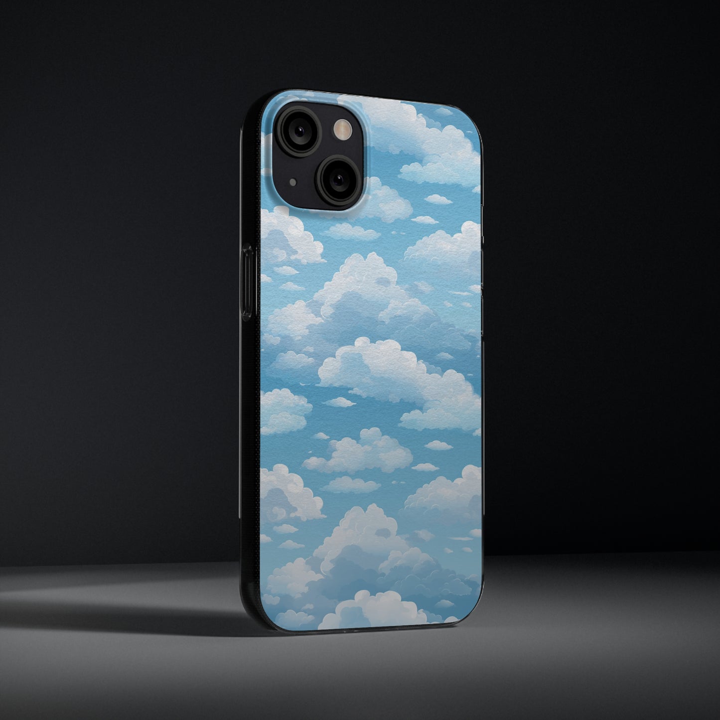 Boundless Azure Horizon - Calm Sky Design Soft Phone Case for IPhone, Samsung, and Google Pixel Phone Case Pattern Symphony   