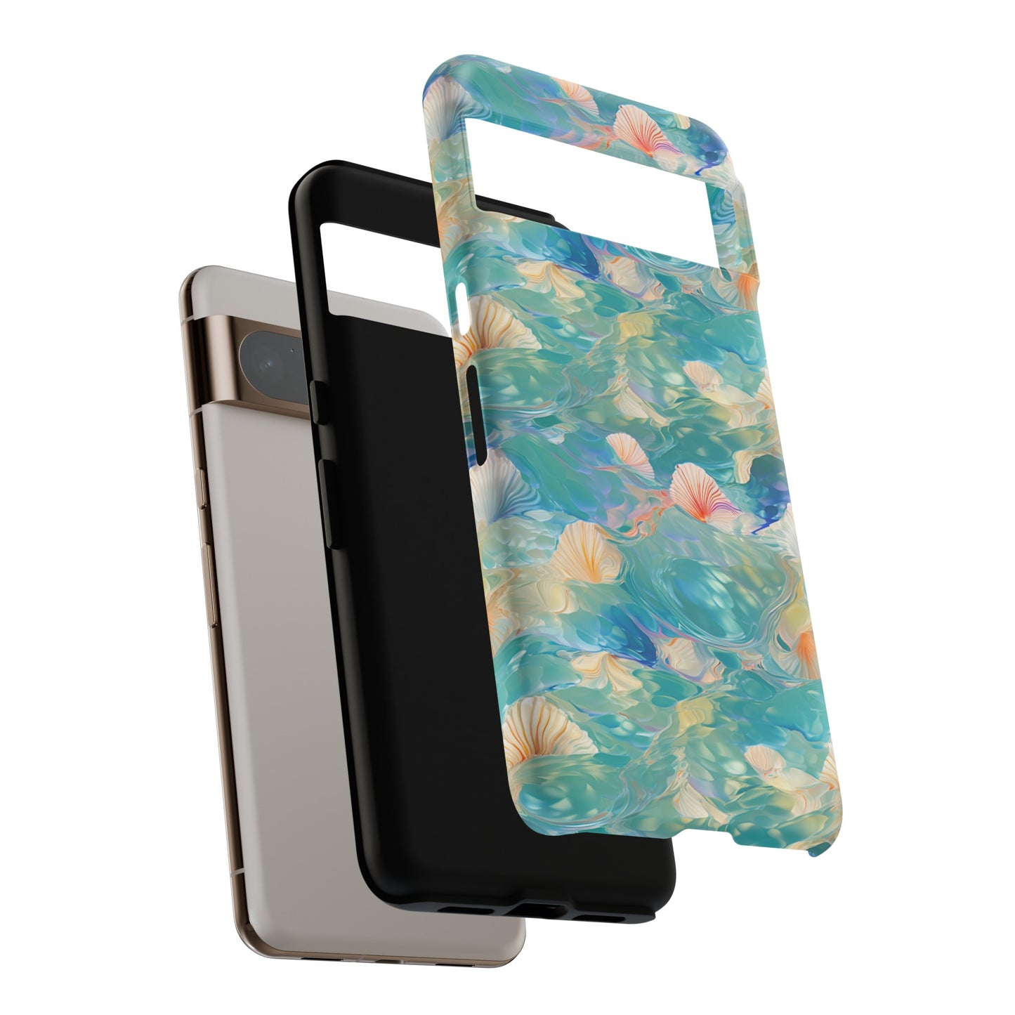 Watercolour Seashell Wonders - Protective Tough Phone Case