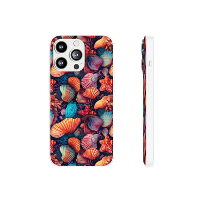 Vibrant Shallow Seascape - Flexible Phone Case Phone Case Pattern Symphony   