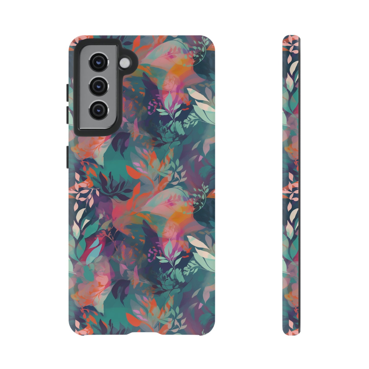 Botanical Bliss - Stylized Abstract Flower Design Tough Phone Case