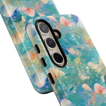 Watercolour Seashell Wonders - Protective Tough Phone Case